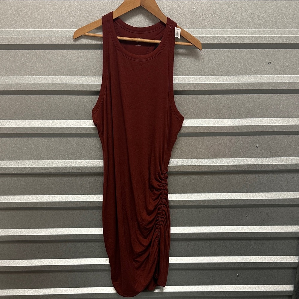 NWT Old Navy ACTIVE‎ Womens ULTRALITE Sleeveless Ruched Tank Dress PLUS Size 2X